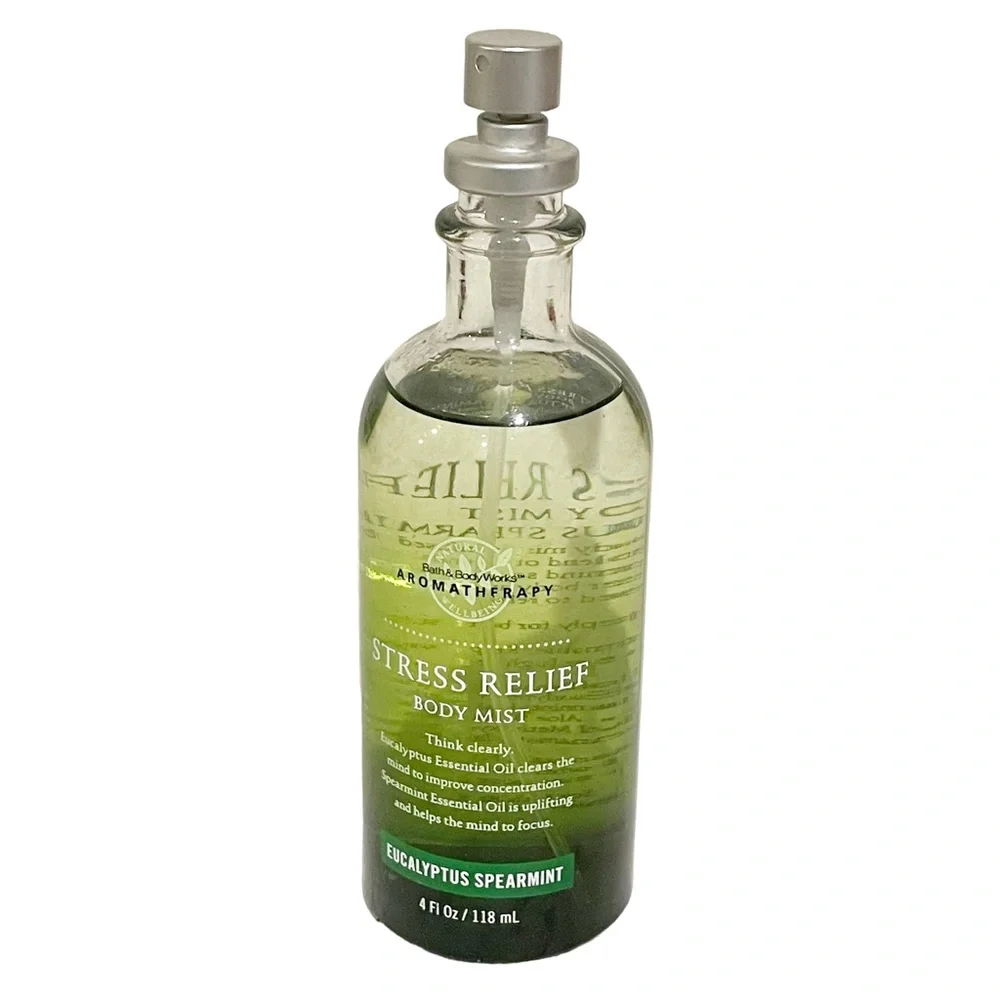 Bath & Body Works Stress Relief Aromatherapy Body Mist Eucalyptus Spearmint 4oz